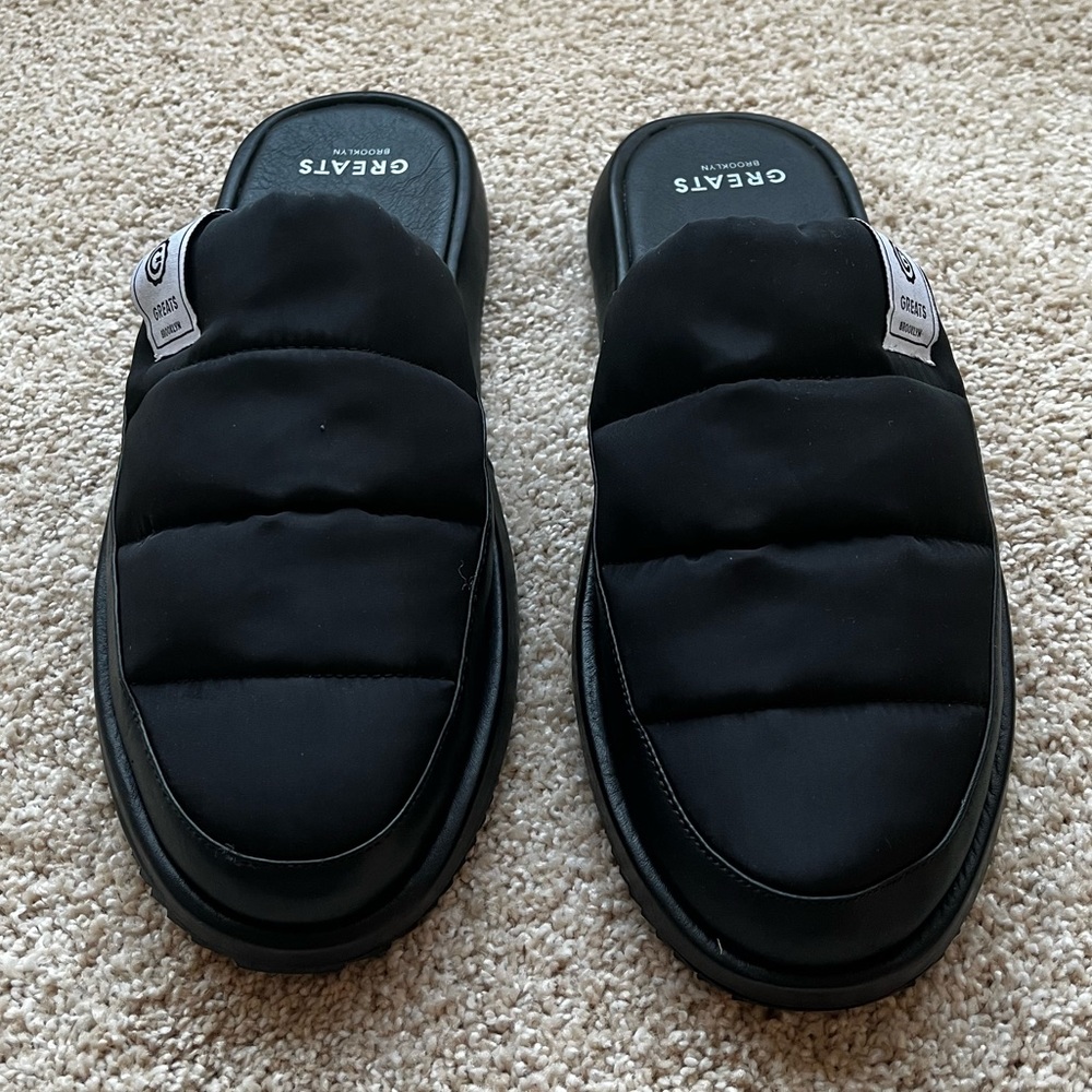 New Black slippers- 10.5
